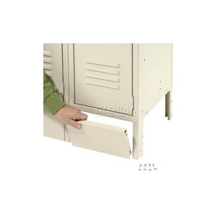 Global Industrial„¢ Front Base For 12W X 6H Tan Locker